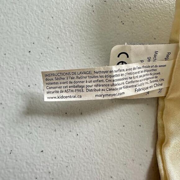 Mary Meyer Baby Lamb Lovey Security Blanket Cream Plush Satin Trim Ivory Cream - Picture 7 of 9